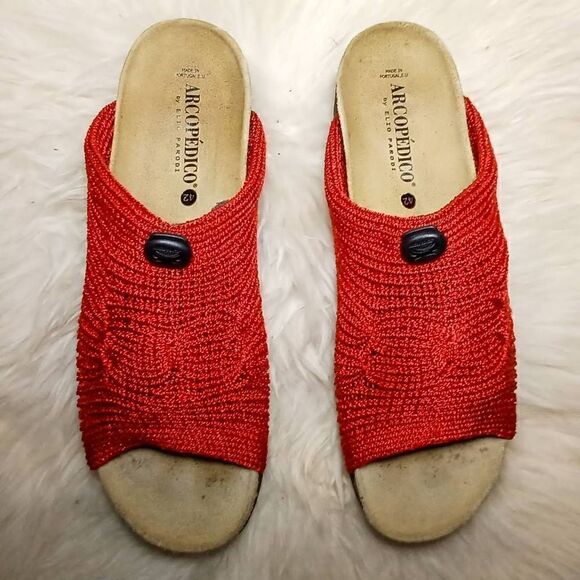 Arcopedico by Elio Parodi womans Cork mule sandals EU 42 US 9.5 - Picture 1 of 7